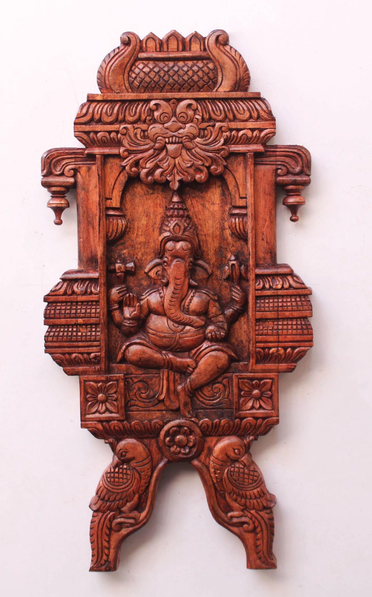 Handcrafted Ganesha Temple Panel