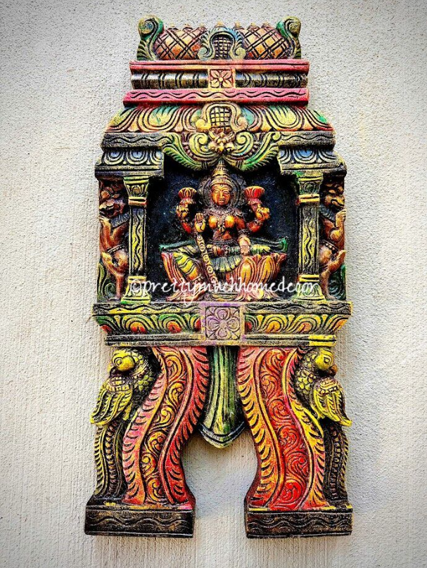 Lakshmi Statue Kavadi, Wall panel, Temple Gopuram
