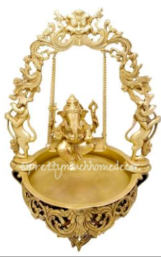 Brass Ganesha Urli – The Symbol of Prosperity & Grace