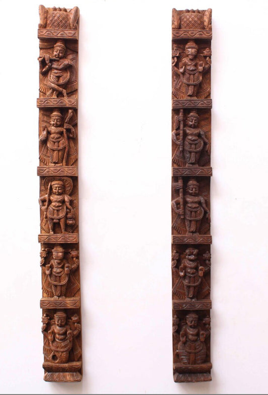 Handcrafted Dashavatar panel