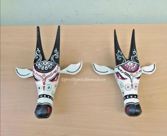 Pair of Nandi Heads