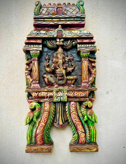 Ganesha Kavadi/ Wall Panel/ Temple Decor